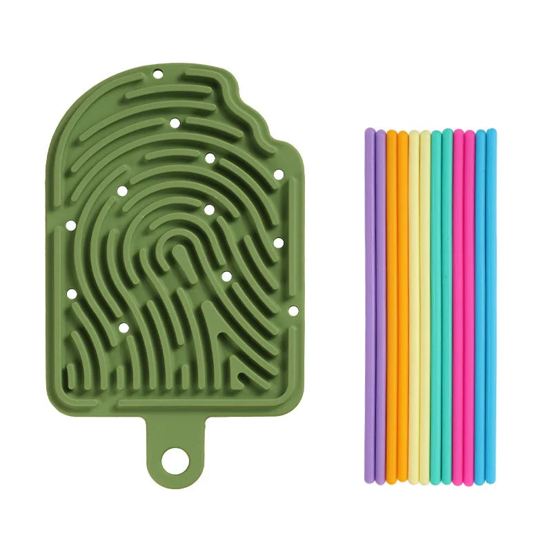 Creative Rainbow Clouds Silicone Sensory Activity Board,  Color Training Toy, Double Side Busy Board, Fine Motor Skills&Fun Play