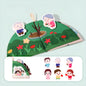 Children's tear book baby cloth book toy picture matching can tear paste repeatedly tear paste cloth art