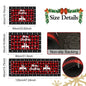 Plaid Christmas Tree Floor Mat Home Kitchen Absorbent Non-slip Mat Merry Christmas Decoration For Home 2025 Happy New Year 2026