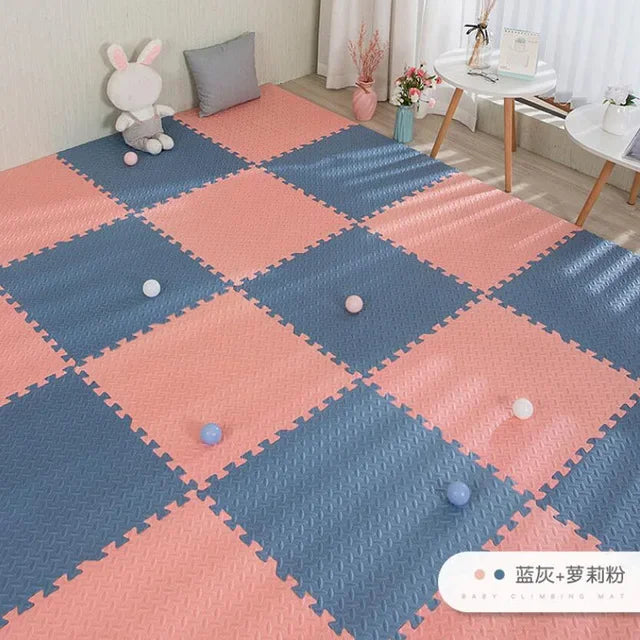 16pcs Foam Baby Play Mat Puzzle Mat Kids Interlocking Exercise Tiles Rugs Puzzle Floor Tiles Toy Carpet Soft Carpet 30*30*1cm