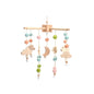 Baby Crib Mobile Bed Bell Rattle Toys Wooden Crochet Stars Pendant Bed Bell Toys Newborn Comfort Crib Bracket Hanging Toys Gifts