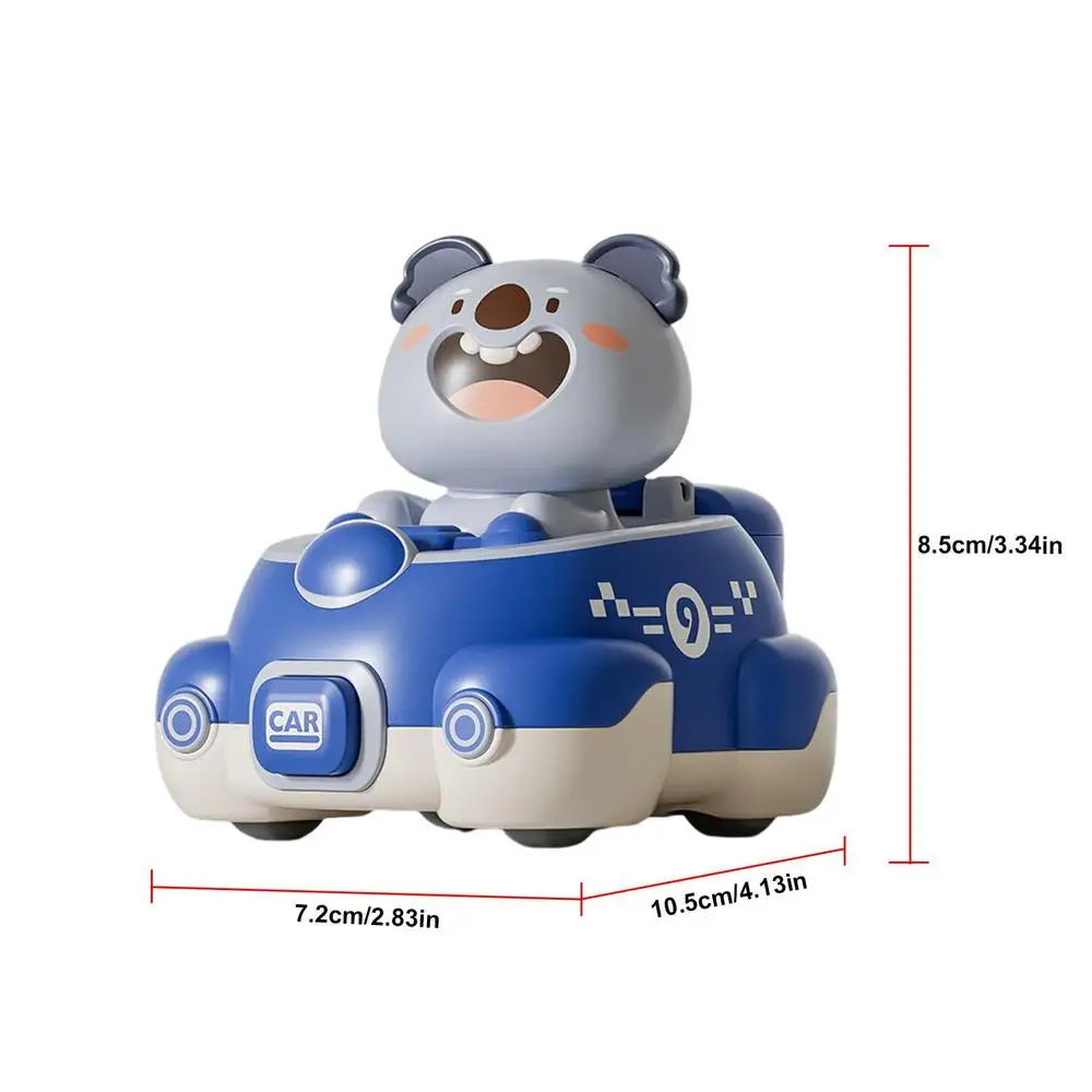 Baby Toy Cars Gifts Press and Go Animal Car Educational Toys, Pull Back Cars Toys for Toddlers, Baby Animal Racing Cars