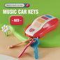 Simulation Toy Pretend Play Musical Car Key Vocal Smart Cars Pretend Play with Music Educational Children Toys for Baby Kid Gift
