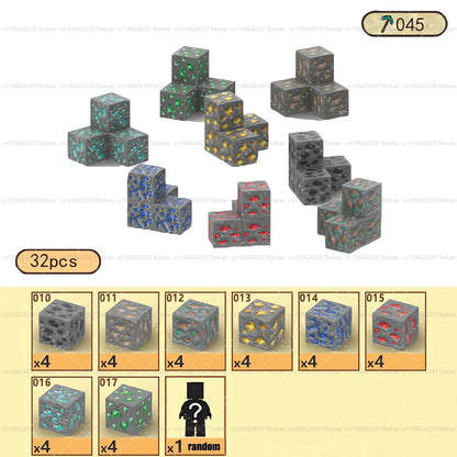 Magnetic Building Blocks Kid Toys Magnet Cube Set Mine World for Age 3+ Boys Girls DIY Model Children Magnets Toys Sensory Gifts