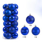 24Pcs 3/4/6CM Christmas Balls Big Ball Christmas Tree Pendant Ornaments for Party Decor 2025 New Year Navidad Gifts Accessory