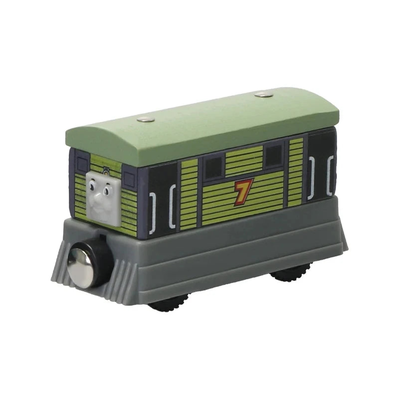 Thomas and Friends Wooden Train Pocket Toy Gold Diesel Molley Lady Toby Rail Train Model Pocket Toys For Children Birthday Gifts