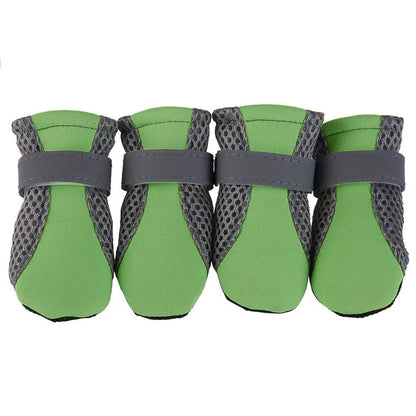 Pet Dog Boots for Small Breeds - Waterproof Puppy Shoes with Soft Sole, Anti-Slip Rain Boots for Chihuahua/Cats