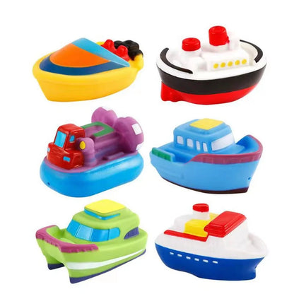 Mini Car Shaped Baby Shower Toy with Sprinkler Swimming Pool Bathtub & Beach Birthday Gift for Children Carrying Boat Feature