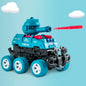 Mini Children Inertia Tank Cars 6 Wheel Drive Off Road Vehicle Collision Deformation Launch Model Car Toys Boys Birthday Gifts