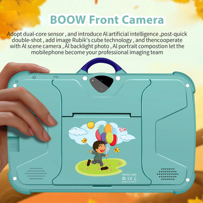 7 Inch Kids Tablet PC with Android 13 Quad Core 4GB RAM 64GB ROM Educational Learning Children's Favorite Cheap Simple Design