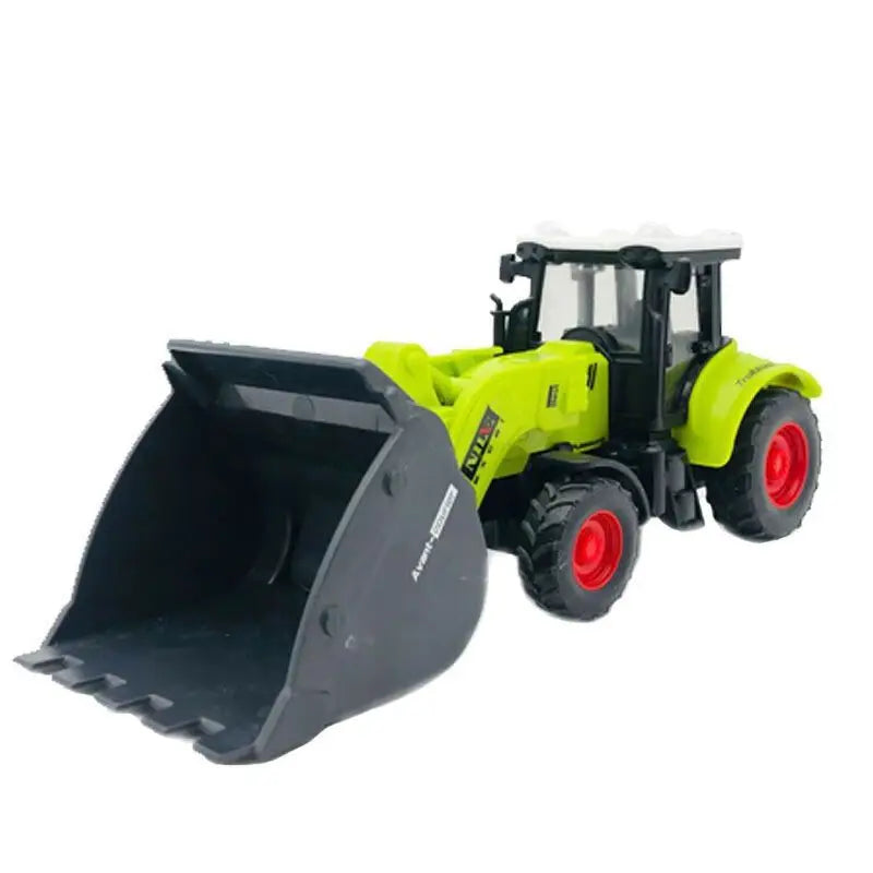 Farm Tractor Car Toy Pull-back Toy Model Simulation Harvester Vehicle Early Education Gifts Boy Children Tractor Car Gifts