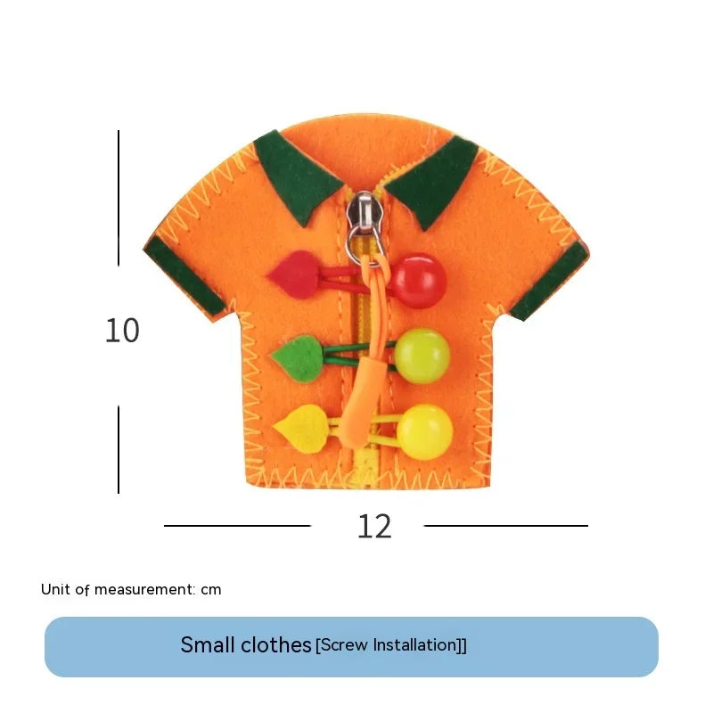 DIY Busy Board Montessori Education Wooden Toy Accessories Cognitive Training Infant Early Education Skills Learning Wooden Game