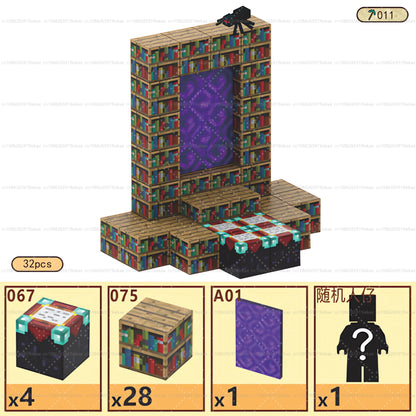 Magnetic Building Blocks Kid Toys Magnet Cube Set Mine World for Age 3+ Boys Girls DIY Model Children Magnets Toys Sensory Gifts