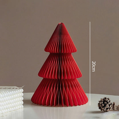 Christmas Tree Ornament Christmas Decoration 2026 3D Honeycomb Ball Desk Accessories Xmas Tree Navidad Decoraciones