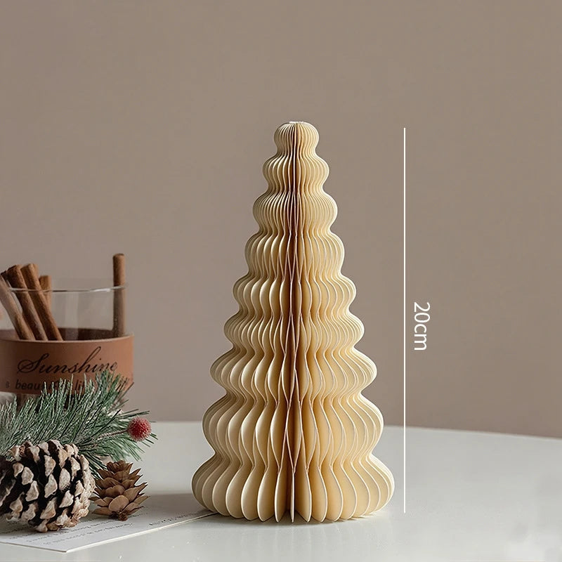 Christmas Tree Ornament Christmas Decoration 2026 3D Honeycomb Ball Desk Accessories Xmas Tree Navidad Decoraciones