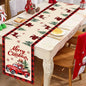 Santa Claus Christmas Table Runner Christmas Decorations For Home 2025 Xmas Table Flag Navidad Noel Gifts New Year Tablecloth
