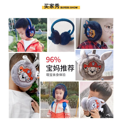 Paws Patrols Plushes Earmuffs Kids Anime Chase Skye Ear Cover for Winter Boys Girls Warm Ear Muffs Children Christmas Gift New