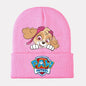 Paw Patrol Child Knitted Cap Chase Skye Rocky Beanies Winter Warm Hat Anime Accessories Cute Headgear Boy Girls Kids Bonnet Gift