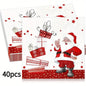 20-100Pcs Christmas Paper Napkins Snowman SantaDisposable Cocktail Napkins for Holiday Christmas Party Decorations