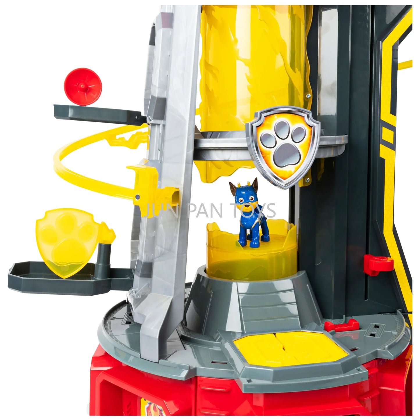 Original Paw Patrol Mighty Lookout Tower Mighty Pups Toy Car with Lights and Sounds Action Figure Toys Collectible Boy Toy Gifts