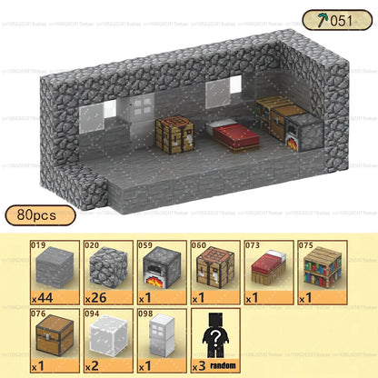 Magnetic Building Blocks Kid Toys Magnet Cube Set Mine World for Age 3+ Boys Girls DIY Model Children Magnets Toys Sensory Gifts