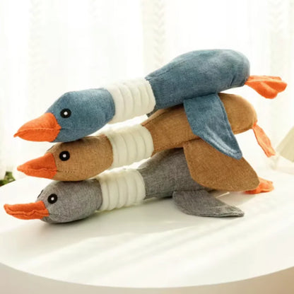 New Cartoon Pet Dog Plush Toy Bite Resistant Cute Voice Cat Decompression Supplies