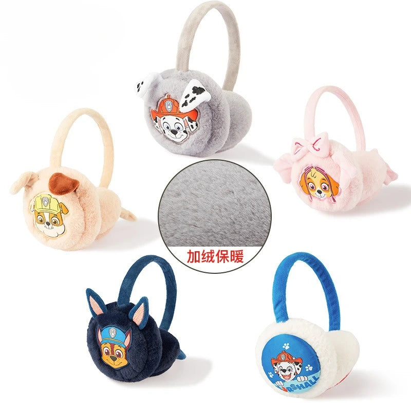 Paws Patrols Plushes Earmuffs Kids Anime Chase Skye Ear Cover for Winter Boys Girls Warm Ear Muffs Children Christmas Gift New