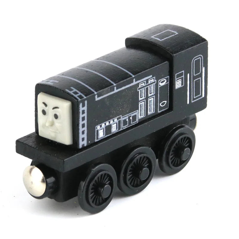 Thomas and Friends Wooden Train Pocket Toy Gold Diesel Molley Lady Toby Rail Train Model Pocket Toys For Children Birthday Gifts