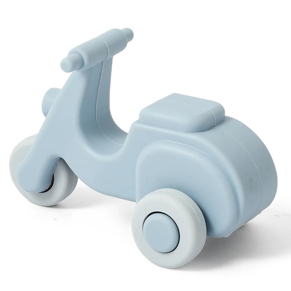 Baby Toys Montessori Silicone Car 0 12 Months Newborn Baby Things Silicone Baby Teether Toy Car Educational Toy Silicone Blocks