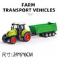 Farm Tractor Car Toy Pull-back Toy Model Simulation Harvester Vehicle Early Education Gifts Boy Children Tractor Car Gifts