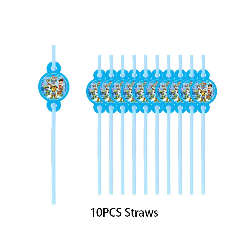 Paw Patrol Decoration For Birthday Paw Patrol Party Supplies Set Tableware Napkins Plates Balloons Decor Party Favors Gift Boy