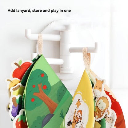 Children's tear book baby cloth book toy picture matching can tear paste repeatedly tear paste cloth art