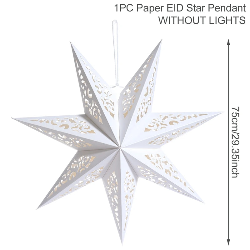 Hollow Star Hanging Pendants Christmas Decoration 2025 for Home Navidad Natal Noel Gifts Christmas Ornaments New Year 2026