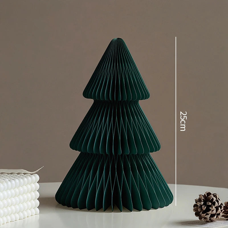 Christmas Tree Ornament Christmas Decoration 2026 3D Honeycomb Ball Desk Accessories Xmas Tree Navidad Decoraciones