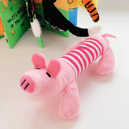 New Cartoon Pet Dog Plush Toy Bite Resistant Cute Voice Cat Decompression Supplies