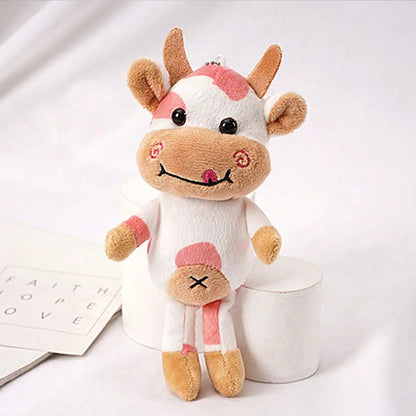1pc-Cute pet cow plush toy - the perfect anxiety relief and calming aid for cats and dogs