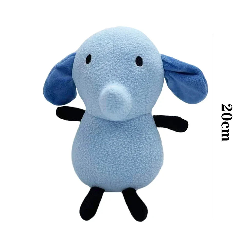 Anime Cartoon Bing Rabbit Plush Toys Bing Friends Flop Sula Elephant Panda Bear Stuffed Animal Doll For Kids Christmas Gift