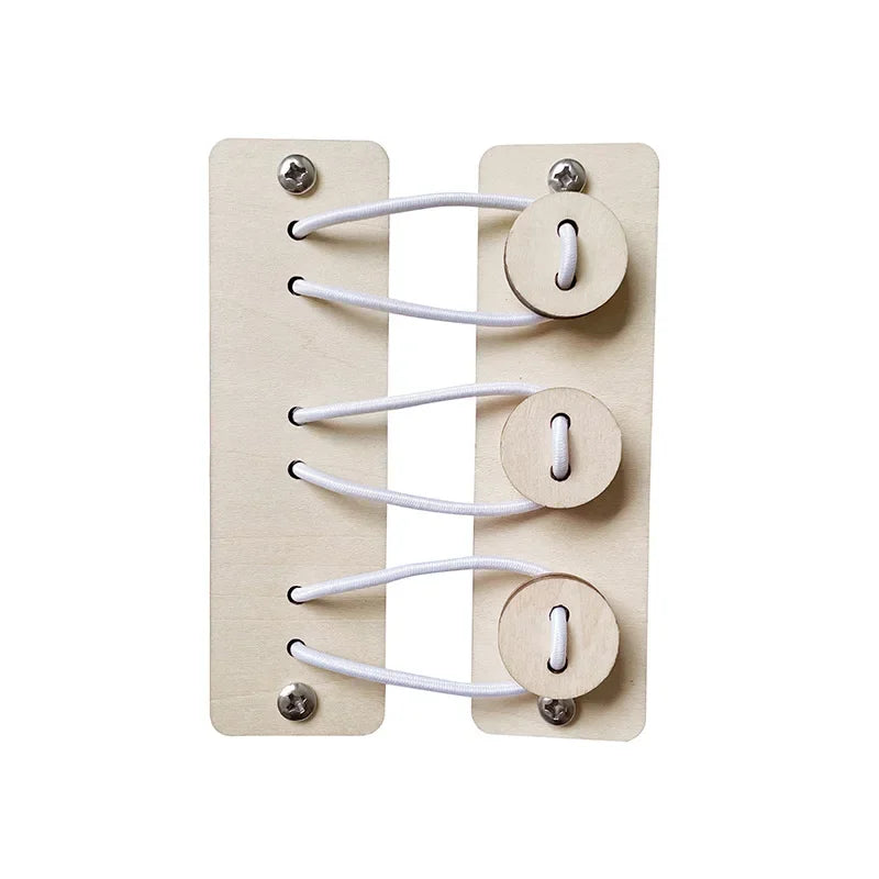 DIY Busy Board Montessori Education Wooden Toy Accessories Cognitive Training Infant Early Education Skills Learning Wooden Game