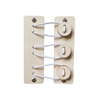 DIY Busy Board Montessori Education Wooden Toy Accessories Cognitive Training Infant Early Education Skills Learning Wooden Game