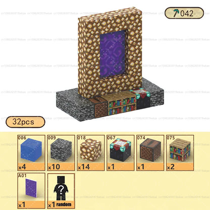 Magnetic Building Blocks Kid Toys Magnet Cube Set Mine World for Age 3+ Boys Girls DIY Model Children Magnets Toys Sensory Gifts