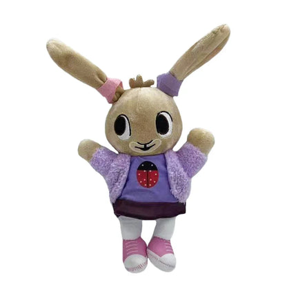 Anime Cartoon Bing Rabbit Plush Toys Bing Friends Flop Sula Elephant Panda Bear Stuffed Animal Doll For Kids Christmas Gift