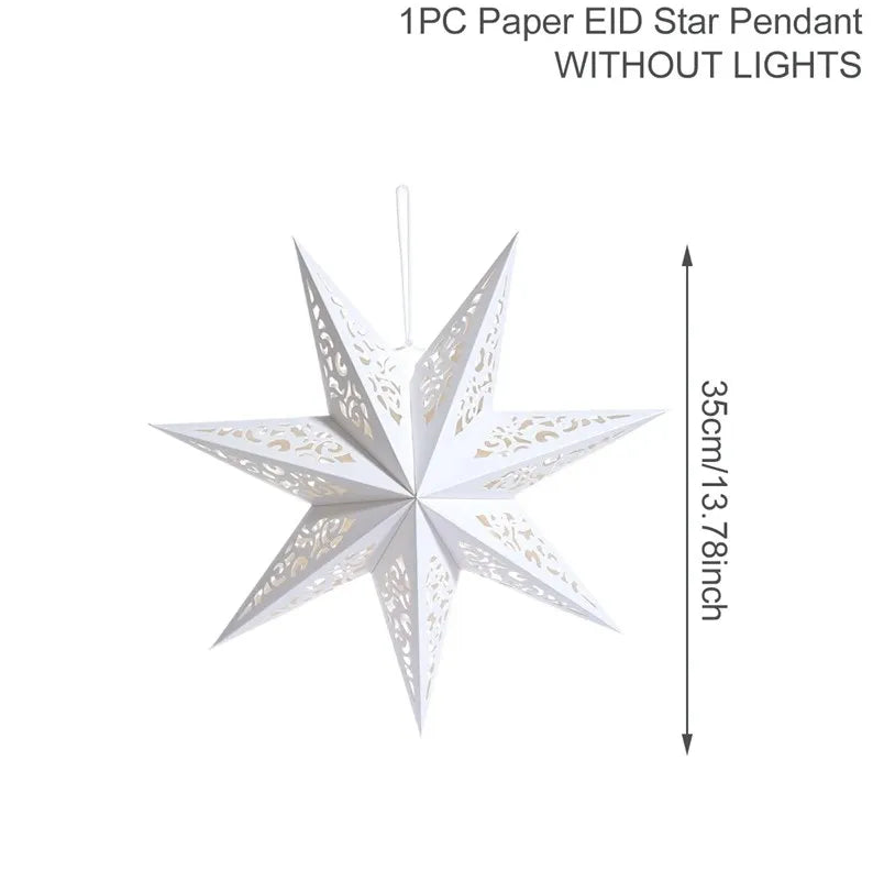 Hollow Star Hanging Pendants Christmas Decoration 2025 for Home Navidad Natal Noel Gifts Christmas Ornaments New Year 2026