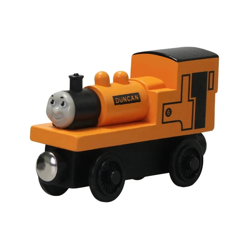 Thomas and Friends Wooden Train Pocket Toy Gold Diesel Molley Lady Toby Rail Train Model Pocket Toys For Children Birthday Gifts