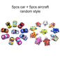 10pcs Cartoon Toys Pull Back Cars Plane Cute Plastic Toy Cars for Child Mini Car Model Funny Kids Toys Kindergarten Toys TMZ