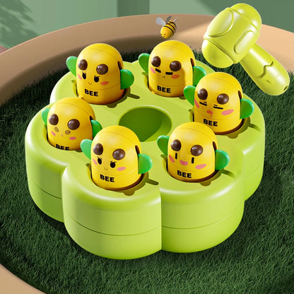 Baby Mole Hammer Whack Toy Kids Cute Animal Hand Percussion Sound Educational Sensory Develop Toys for 3 Year Children Gifts