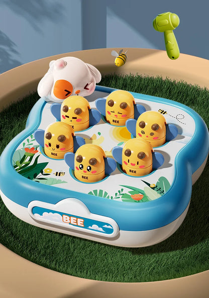 Baby Mole Hammer Whack Toy Kids Cute Animal Hand Percussion Sound Educational Sensory Develop Toys for 3 Year Children Gifts