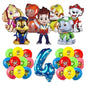 Paw Patrol Decoration For Birthday Paw Patrol Party Supplies Set Tableware Napkins Plates Balloons Decor Party Favors Gift Boy