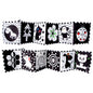 Newborn Sensory Toys For Babies Educational Baby Book Crib Toys Black White Baby Toys Animal Cloth Book Baby Toys 0 12 Months