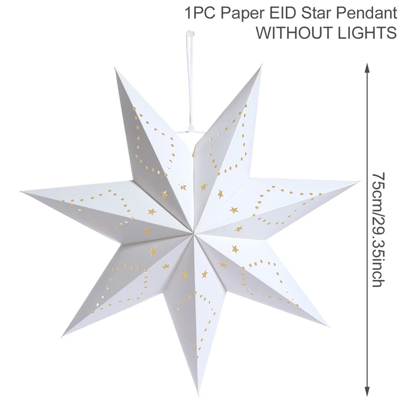 Hollow Star Hanging Pendants Christmas Decoration 2025 for Home Navidad Natal Noel Gifts Christmas Ornaments New Year 2026