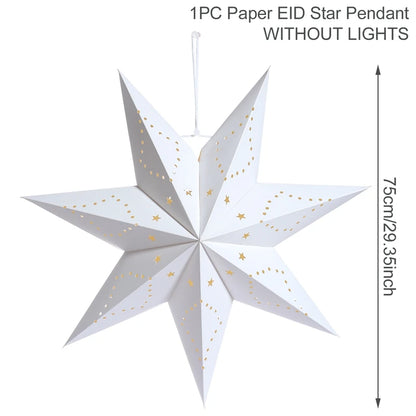 Hollow Star Hanging Pendants Christmas Decoration 2025 for Home Navidad Natal Noel Gifts Christmas Ornaments New Year 2026
